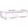 Schlafsofa Desider 90x200cm (Kiefer)
