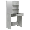 Betongrauer Schminktisch Nilda 74,5x40x141cm