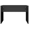 Schwarzer Schminkhocker Rosario 70x35x45cm (Holz)