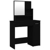 Schwarzer Schminktisch Simpronia 86,5x35x136cm