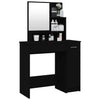 Schwarzer Schminktisch Simpronia 86,5x35x136cm