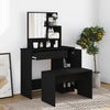 Schwarzer Schminktisch Simpronia 86,5x35x136cm