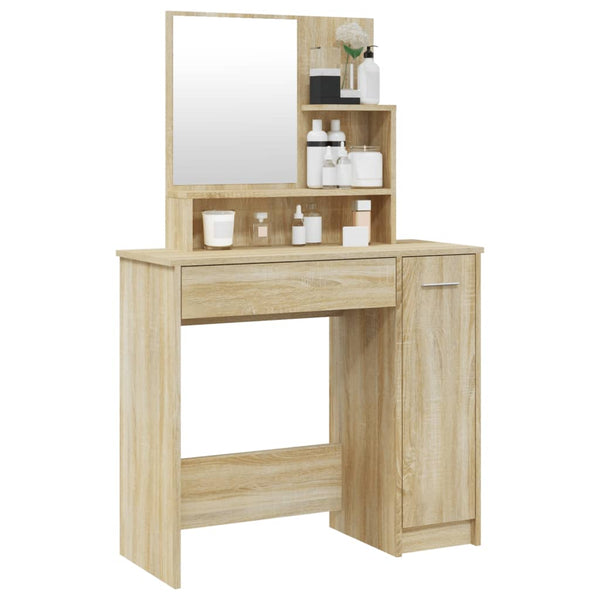 Spiegelkommode Sonoma-Eiche Simpronia 86,5x35x136cm