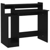 Schwarzer Schreibtisch mit LED-Beleuchtung Algot 97x45x90cm (Holz)