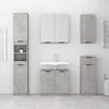 Badezimmerschrank Hervey in Betonoptik 64,5x33,5x59cm (Holz)