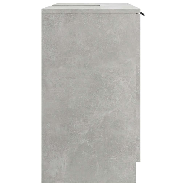 Badezimmerschrank Hervey in Betonoptik 64,5x33,5x59cm (Holz)