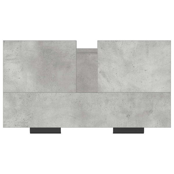 Badezimmerschrank Hervey in Betonoptik 64,5x33,5x59cm (Holz)