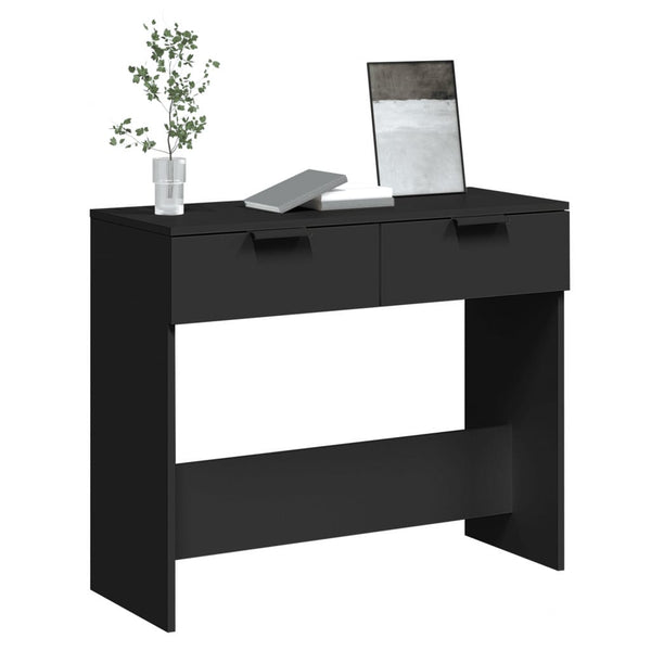 Schwarzer Konsolentisch Castila 90x36x75cm (Holz)