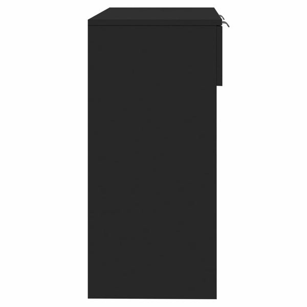 Schwarzer Konsolentisch Castila 90x36x75cm (Holz)