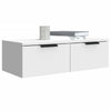 Weißer Wandschrank Foster 68x30x20cm (Holz)