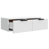 Weißer Wandschrank Foster 68x30x20cm (Holz)