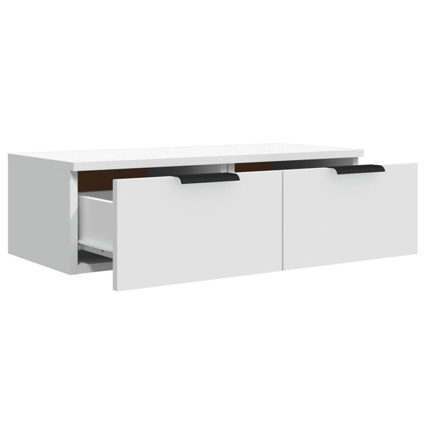 Weißer Wandschrank Foster 68x30x20cm (Holz)