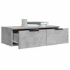 Betongrauer Wandschrank Foster 68x30x20cm (Holz)