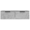 Betongrauer Wandschrank Foster 68x30x20cm (Holz)