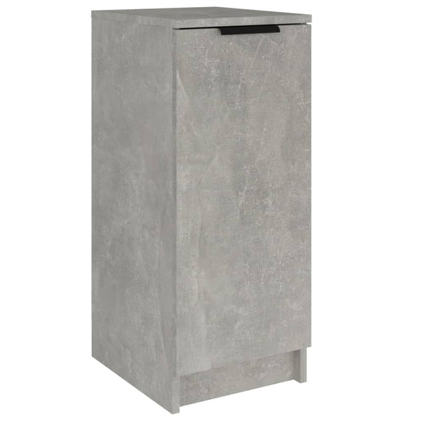 Betongrauer Schuhschrank Thinca 30x35x70cm (Holz)