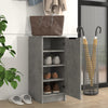 Betongrauer Schuhschrank Thinca 30x35x70cm (Holz)