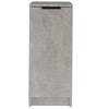 Betongrauer Schuhschrank Thinca 30x35x70cm (Holz)