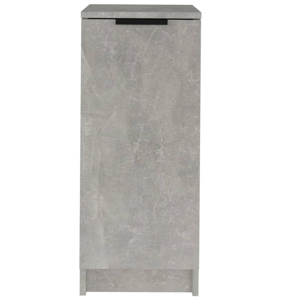 Betongrauer Schuhschrank Thinca 30x35x70cm (Holz)