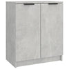 Betongrauer Schuhschrank Angelco 59x35x70cm (Holz)