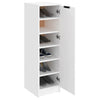 Weißer Schuhschrank Luder 30x35x100cm (Holz)