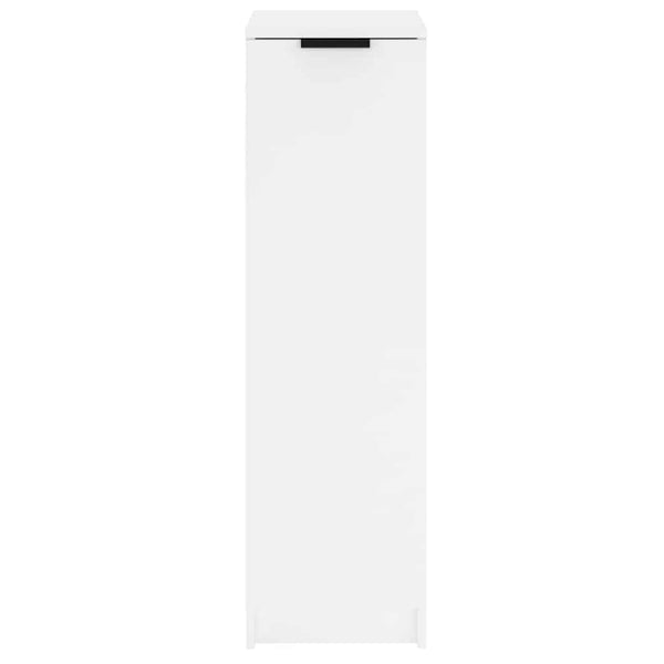 Weißer Schuhschrank Luder 30x35x100cm (Holz)