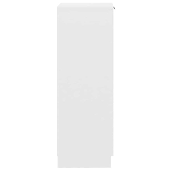 Weißer Schuhschrank Luder 30x35x100cm (Holz)