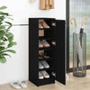 Schwarzer Schuhschrank Luder 30x35x100cm (Holz)