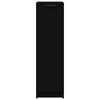 Schwarzer Schuhschrank Luder 30x35x100cm (Holz)