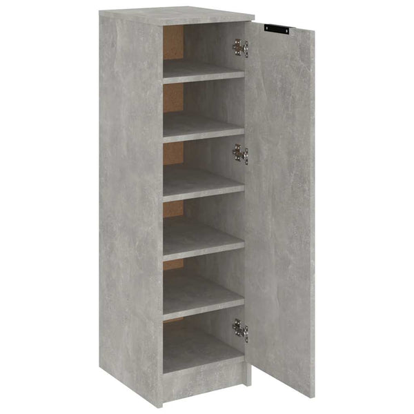 Schuhschrank Luder 30x35x100cm in Betongrau (Holz)