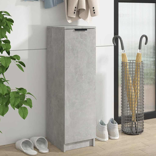 Schuhschrank Luder 30x35x100cm in Betongrau (Holz)
