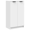 Weißer Schuhschrank Meala 59x35x100cm (Holz)