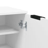 Weißer Schuhschrank Meala 59x35x100cm (Holz)