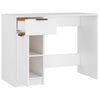 Weißer Schreibtisch Diego 100x50x75cm (Holz)