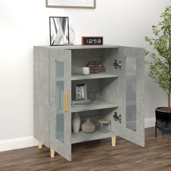 Highboard Paule betongrau 69,5x34x90cm (Holz)