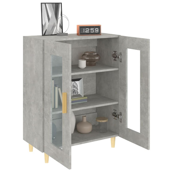 Highboard Paule betongrau 69,5x34x90cm (Holz)