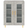 Highboard Paule betongrau 69,5x34x90cm (Holz)