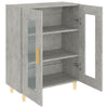 Highboard Paule betongrau 69,5x34x90cm (Holz)