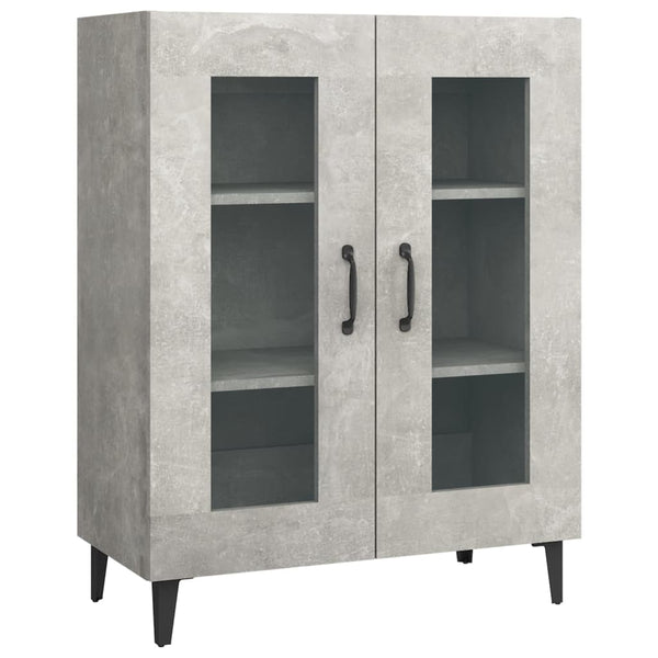 Betoninharmaa senkki Caragyov 69,5x34x90cm (puinen)