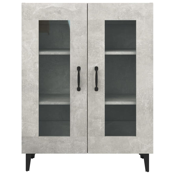 Betoninharmaa senkki Caragyov 69,5x34x90cm (puinen)