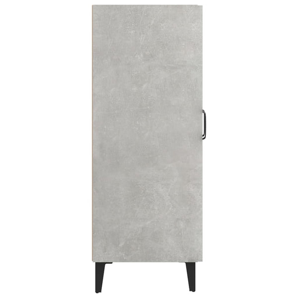 Betoninharmaa senkki Caragyov 69,5x34x90cm (puinen)