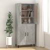 Betongraues Sideboard Bota 69,5x34x90cm (Holz)