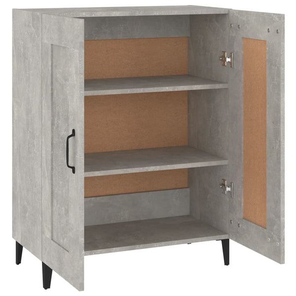 Betongraues Sideboard Bota 69,5x34x90cm (Holz)