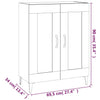 Betongraues Sideboard Bota 69,5x34x90cm (Holz)
