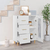 Weißes Sideboard Rucnie 69,5x34x90cm (Holz)