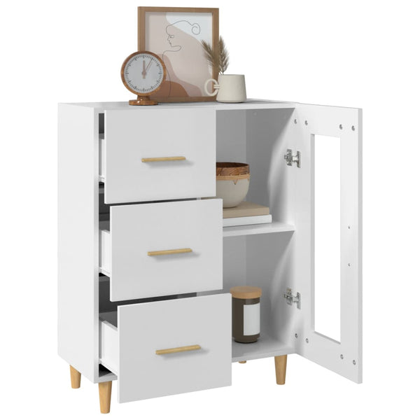 Weißes Sideboard Rucnie 69,5x34x90cm (Holz)