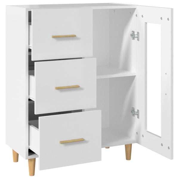 Weißes Sideboard Rucnie 69,5x34x90cm (Holz)