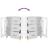 Weißes Sideboard Rucnie 69,5x34x90cm (Holz)