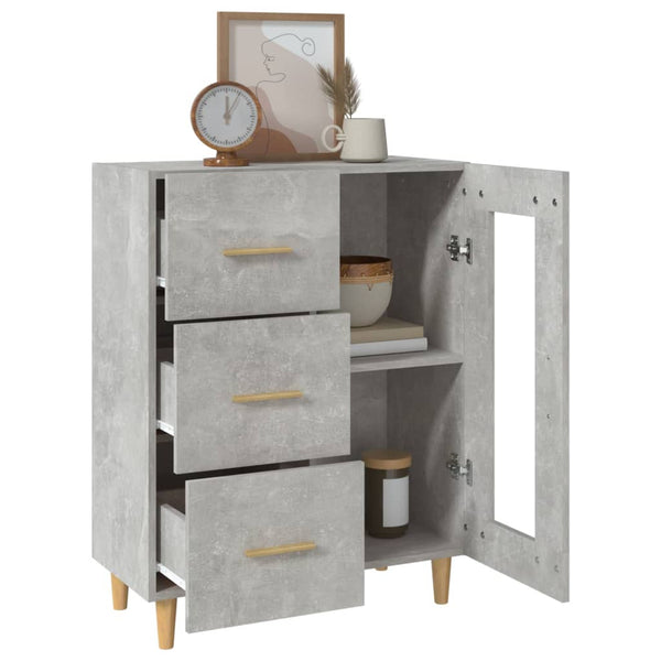 Sideboard Rucnie 69,5x34x90 cm (Holz) in Betonoptik