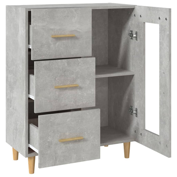 Sideboard Rucnie 69,5x34x90 cm (Holz) in Betonoptik