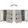 Sideboard Rucnie 69,5x34x90 cm (Holz) in Betonoptik